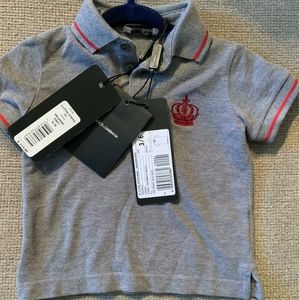 Dolce&Gabbana Baby shirt and blue jean set